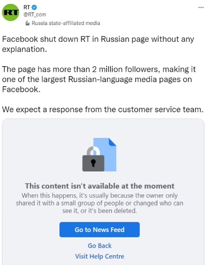 Russian-Language Media Page