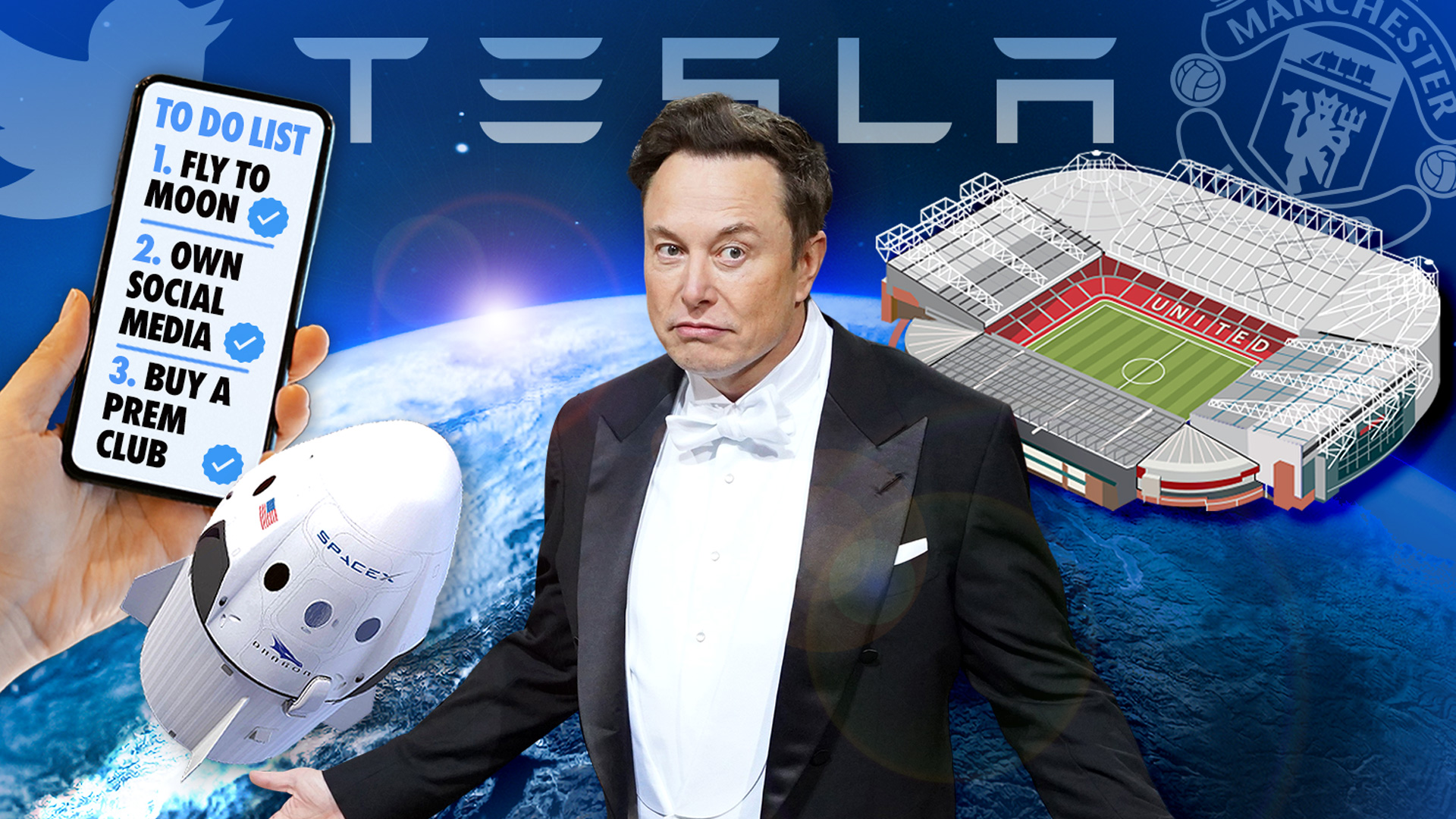 Elon Musk Considers Buying Man United Elon Musk