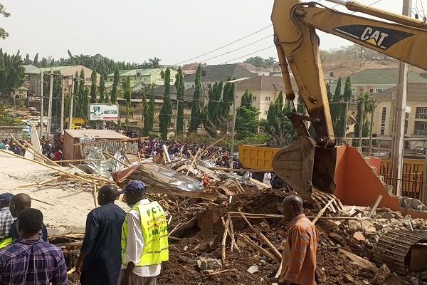 Two Feared Dead, 50 Trapped As Complex Collapses In Abuja