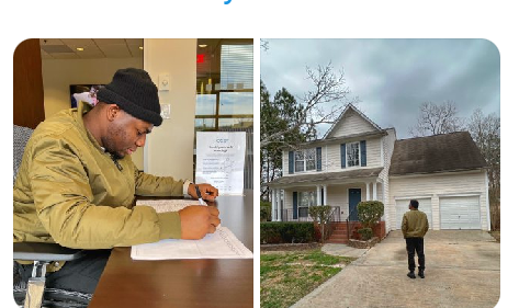 Nigerian Man Becomes A Homeowner In America After One Year Of Relocating