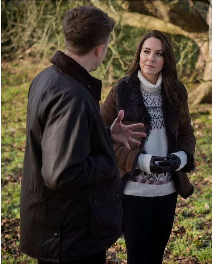 Kate's ultimate investment piece! Thrifty Princess of Wales sports £795 L.K.Bennett jacket she first wore 12 YEARS ago in video with Roman Kemp