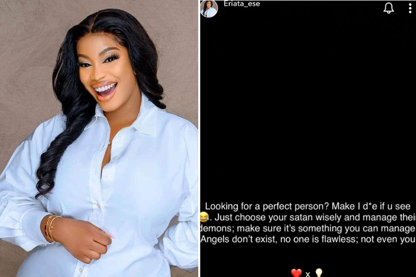 There’s Nothing Like Perfect Person, Choose Your Satan Wisely - Actress Ese Eriata Ese Eriata