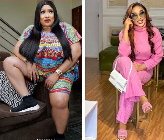Tonto Dikeh foluke daramola Tonto Dikeh