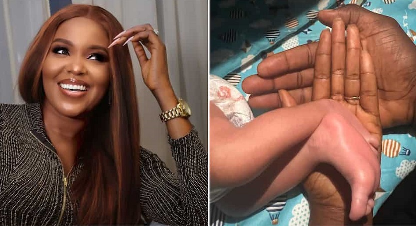 Biola Bayo Welcomes Son Through Surrogate Biola Bayo son