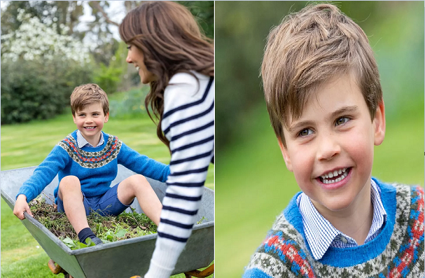 Prince Louis' fifth birthday marked by wheelbarrow photo 111 Prince Louis