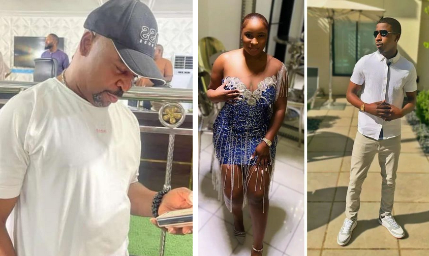 MC Oluomo celebrates his twins on their birthday MC Oluomo