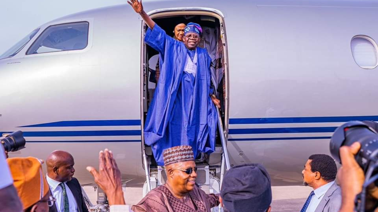 President-elect, Tinubu returns to Nigeria Tinubu