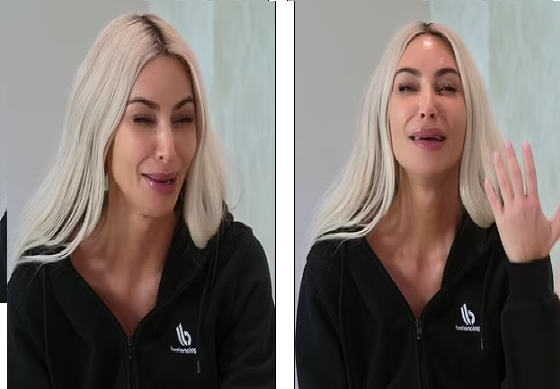 Kim breaks down as she talks about Kanye Kim, Kanye