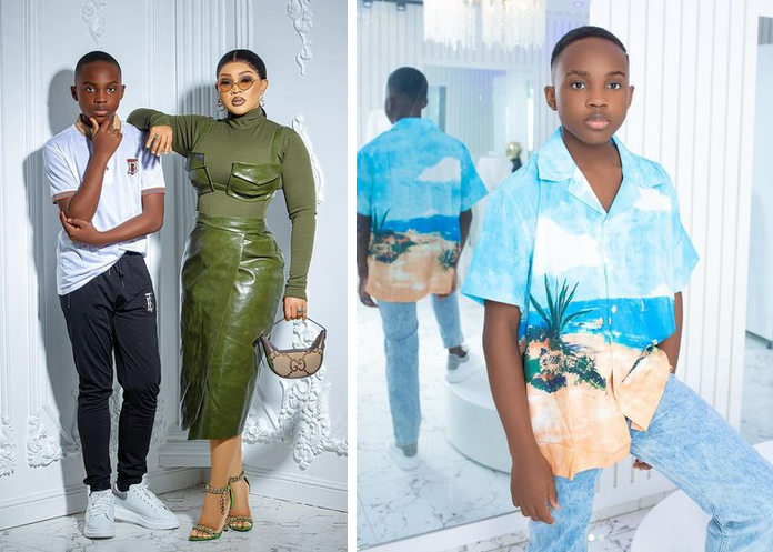 Adorable photos of Mercy Aigbe's son, Juwon Gentry