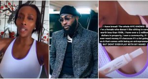 American lady, Anita Brown claims she’s pregnant for Davido Davido