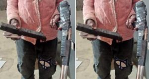 Man nabbed robbing people with fake gun Fake gun