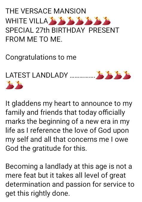 Youngest landlady