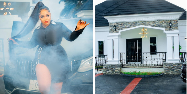 'Youngest landlady in Akwa Ibom' shows off mansion Youngest landlady