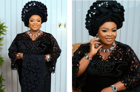 Actress Dayo Amusa DAZZLES in BLACK Dayo Amusa