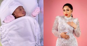 Actress Olaitan Sugar welcomes first child Olaitan Sugar
