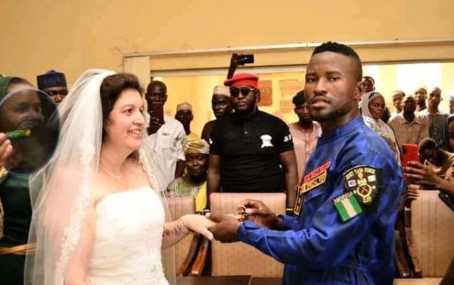 Adamawa vigilante marries Norwegian woman