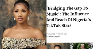 BBNaija’s Tacha makes under-30 Forbes list