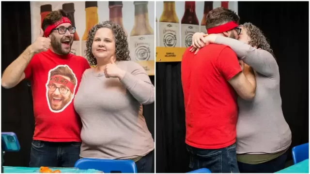 Couple breaks Guinness World Record for longest habanero pepper kiss