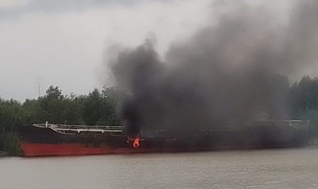 vessel of stolen crude oil