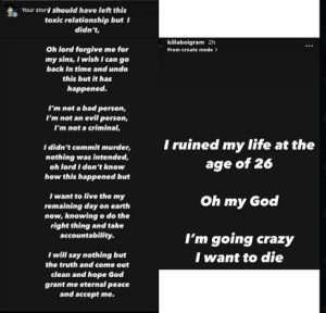 Man takes to IG to confess to killing his girlfriend 33