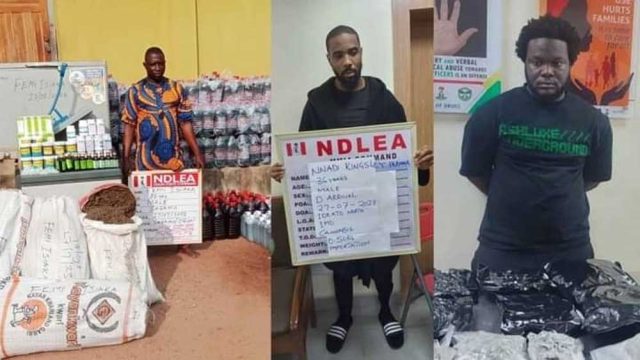 NDLEAladunliadisnews.com_ NDLEA arrests hard drugs sellers at Lekki clubs