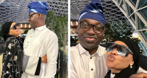 New loved-up photos of Mercy Aigbe & husband Mercy Aigbe