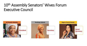 Senator’s Wives Forum: Regina Daniels is new social secretary Regina Daniels