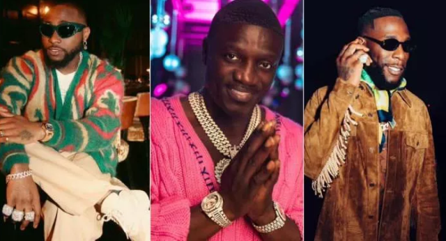 akon choses davido over Burna Boy 1 Akon, Davido
