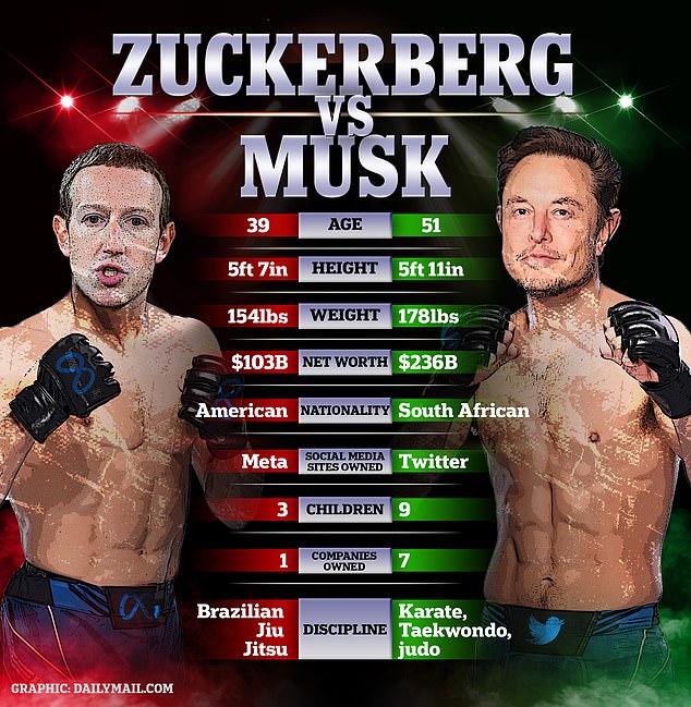 Elon Musk reveals he might need SURGERY before taking on his cage fight with Mark Zuckerberg

