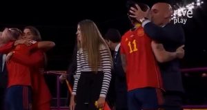 Spanish FA president who kissed female player describes his critics as idiots, a**holes Spanish FA president who kissed female player describes his critics as idiots, a**holes