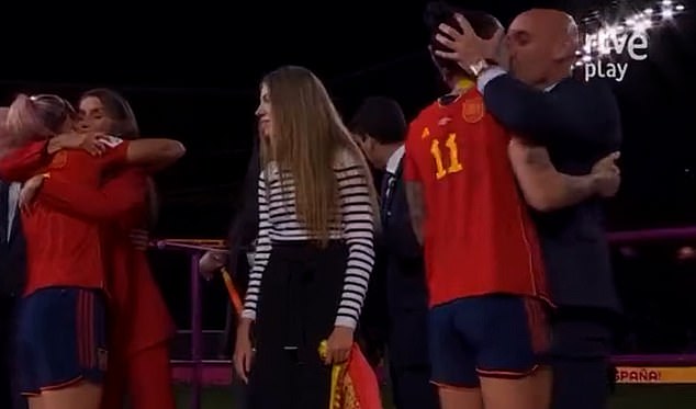 Spanish FA president who kissed female player describes his critics as idiots, a**holes