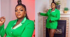 She is pretty! Eniola Badmus stuns in GREEN