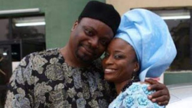 Ego-and-husband-Niyi-Ogbaroladunliadisnews.com_ Lagbaja's former back up singer, Ego loses Husband