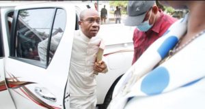 Emefiele asks court to stop FG through DSS from further prosecuting him Emefiele asks court to stop FG through DSS from further prosecuting him