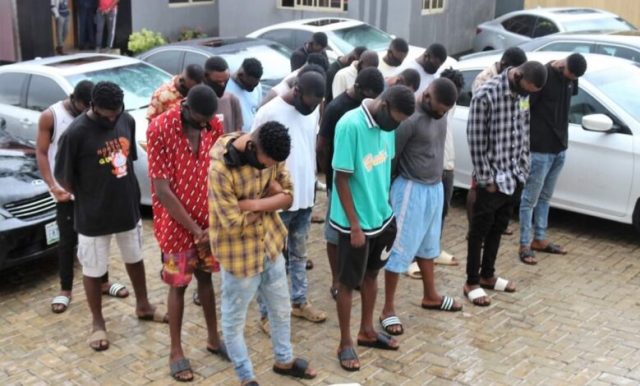 12 Yahoo boys arrested for burying newborn baby alive in Rivers 12 Yahoo boys arrested for burying newborn baby alive in Rivers