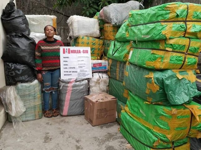 NDLEA nabs lady with 39 cartons of tramadol