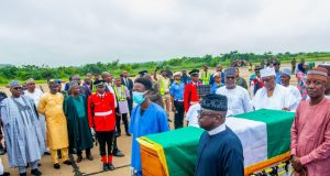 Photos: Body of Nigeria’s ambassador to France buried in Ilorin Nigeria’s ambassador to France