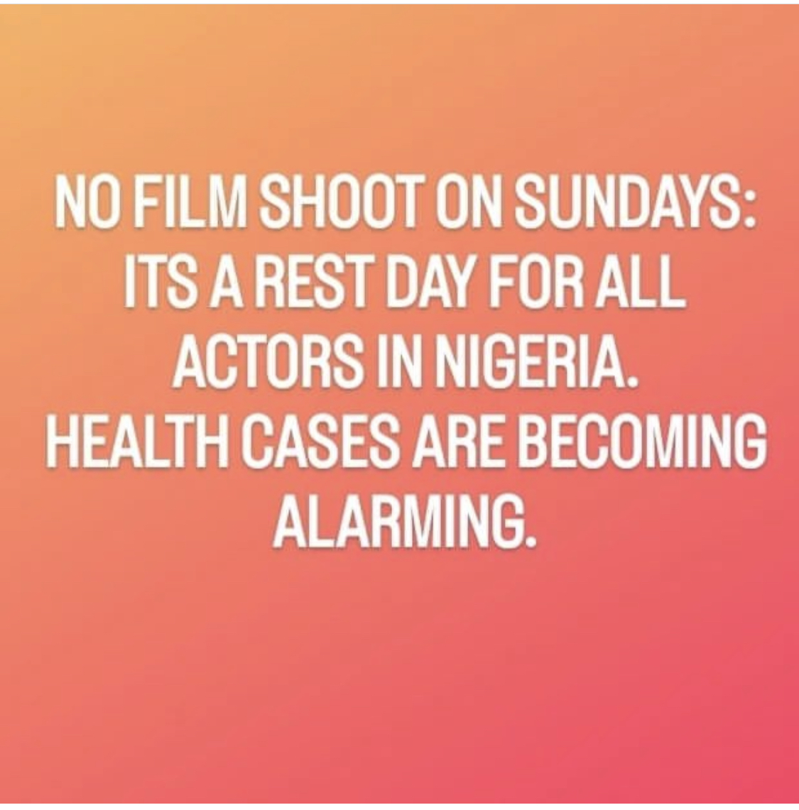 AGN’s Emeka Rollas BANS filming on Sundays