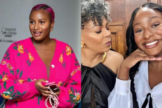 DJ Cuppy CELEBRATES mum on her birthday