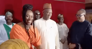 Chimamanda joins Peter Obi to attend presidential tribunal Chimamanda joins Peter Obi to attend presidential tribunal