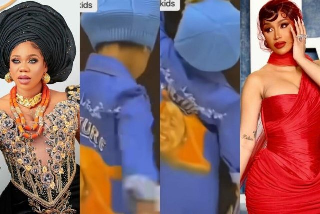 Toyin Lawani excited as Cardi B’s daughter rocks  her outfit