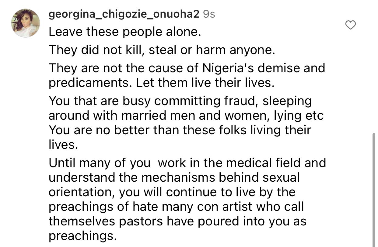 Arrested gay suspects didn’t kill, steal or harm anyone – Georgina Onuoha 