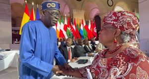 Tinubu meets with Okonjo-Iweala at Aso Villa