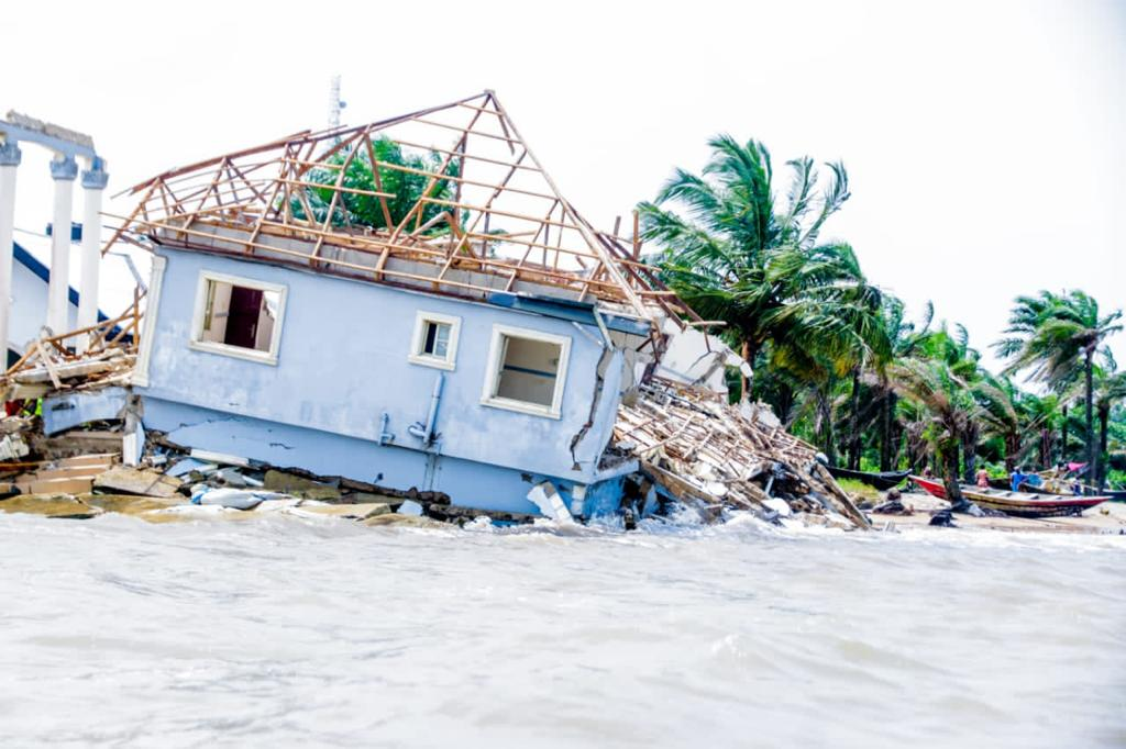 Coastal communities in Bayelsa at verge of being submerged by Atlantic Ocean - Governor Diri claims