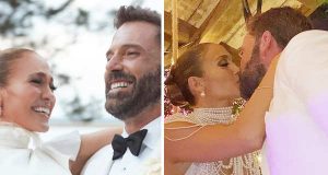 Jennifer Lopez and Ben Affleck celebrate one year wedding anniversary Jennifer Lopez and Ben Affleck celebrate one year wedding anniversary