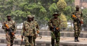 Man dies as soldiers, residents clash in Lagos Man dies as soldiers, residents clash in Lagos