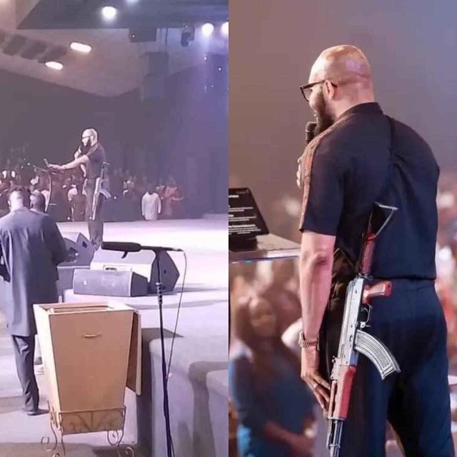House on the Rock Church Pastor, Uche Aigbe arrested for preaching with a gun is arraigned in court