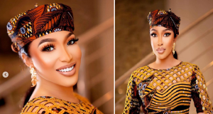 Tonto Dikeh displays her Northern beauty in beautiful Ankara outfit Tonto Dikeh displays her Northern beauty in beautiful Ankara outfit