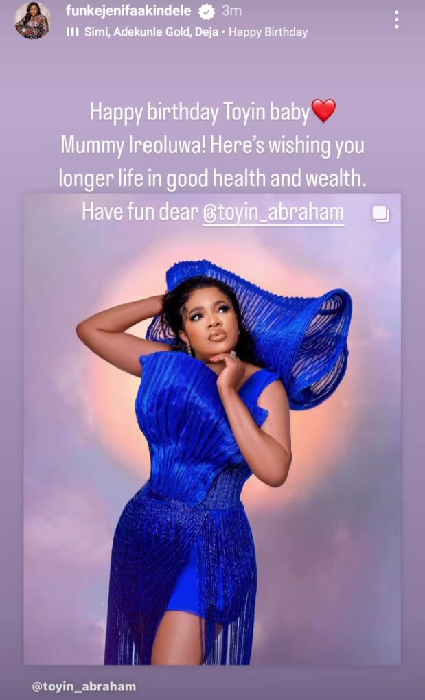  Funke Akindele celebrates Toyin Abraham on her birthday