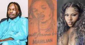 Mandy Kiss tells Naira Marley, she REGRETS tattooing his face on her lap Mandy Kiss tells Naira Marley, she REGRETS tattooing his face on her lap